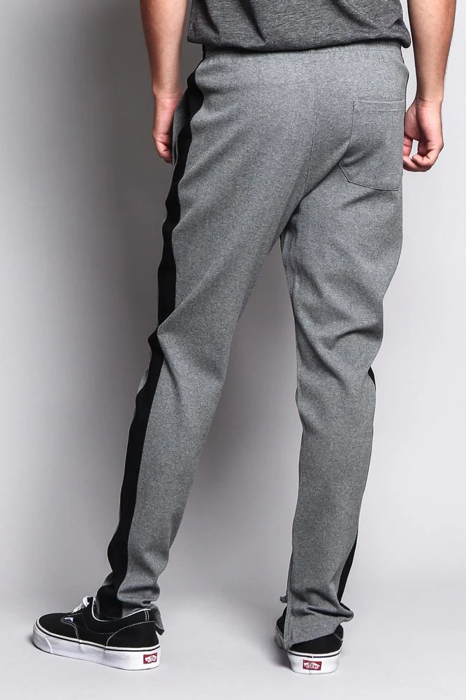 Premium Stretch Slim Fit Striped Track Pants - Image 22