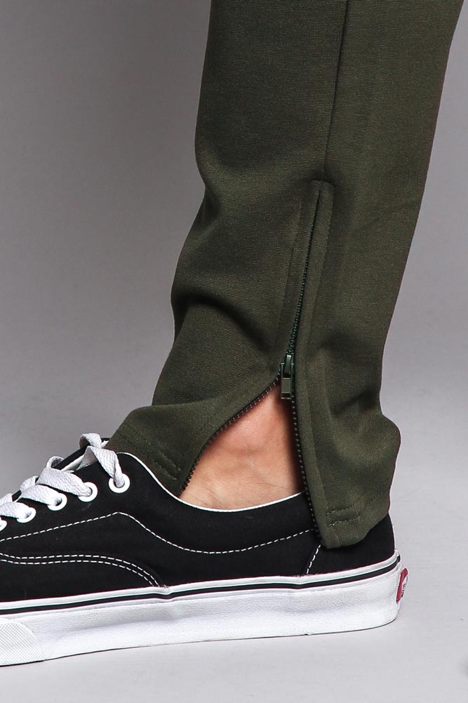 Premium Stretch Slim Fit Striped Track Pants - Image 38