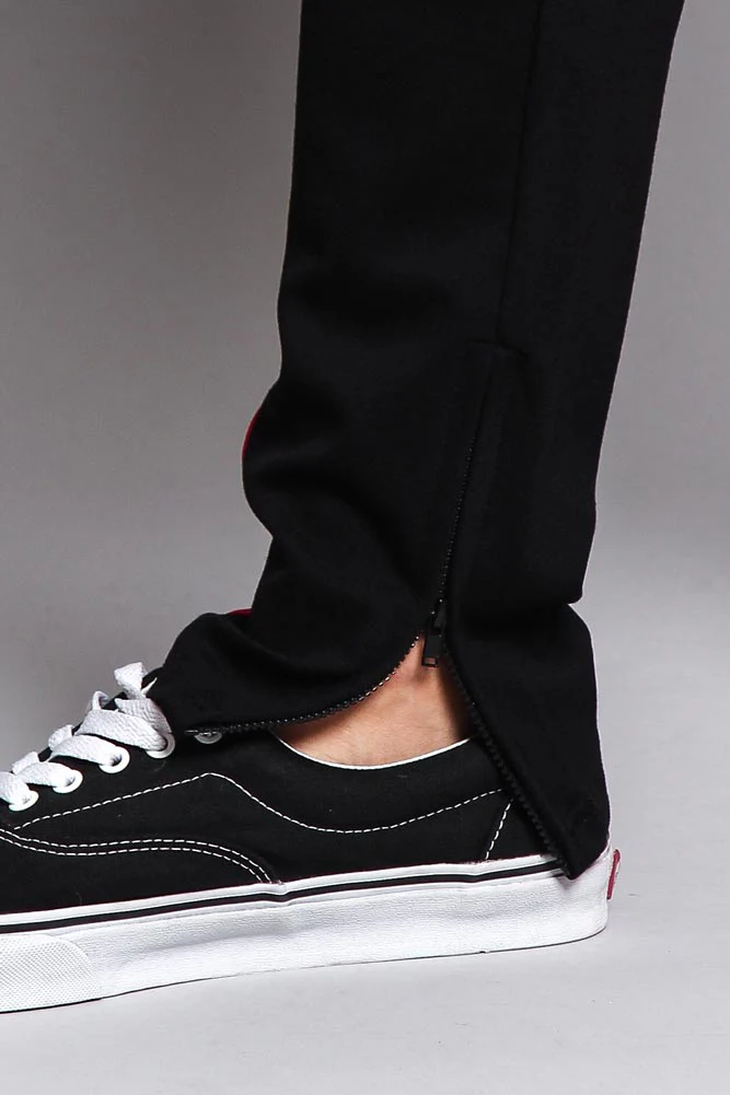 Premium Stretch Slim Fit Striped Track Pants - Image 8