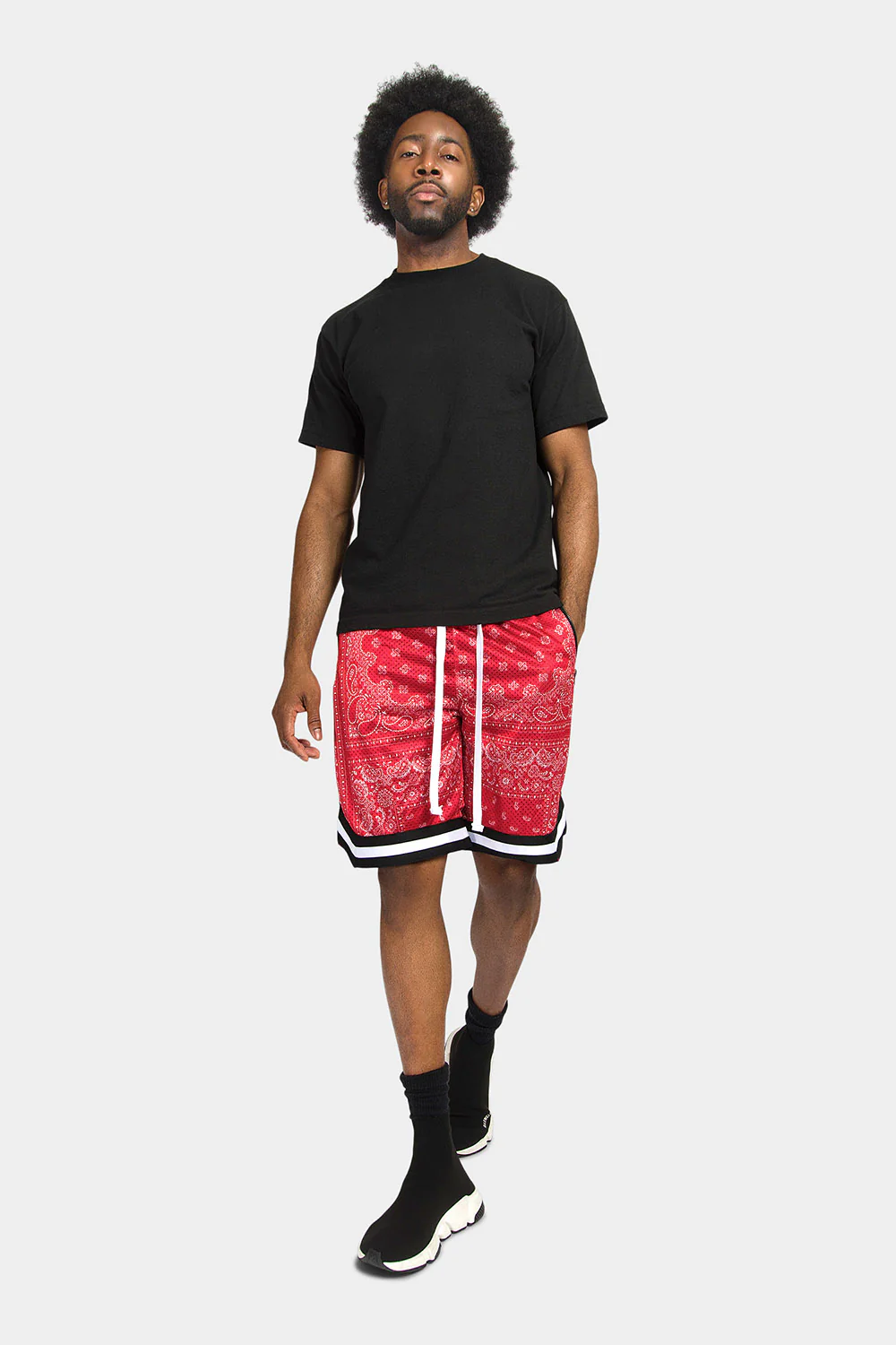 Pro Bandana Paisley Basketball Shorts - Image 16