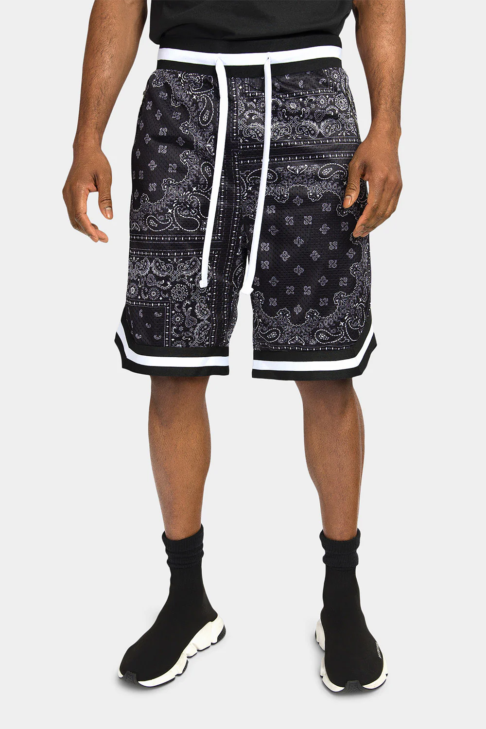 Pro Bandana Paisley Basketball Shorts - Image 2