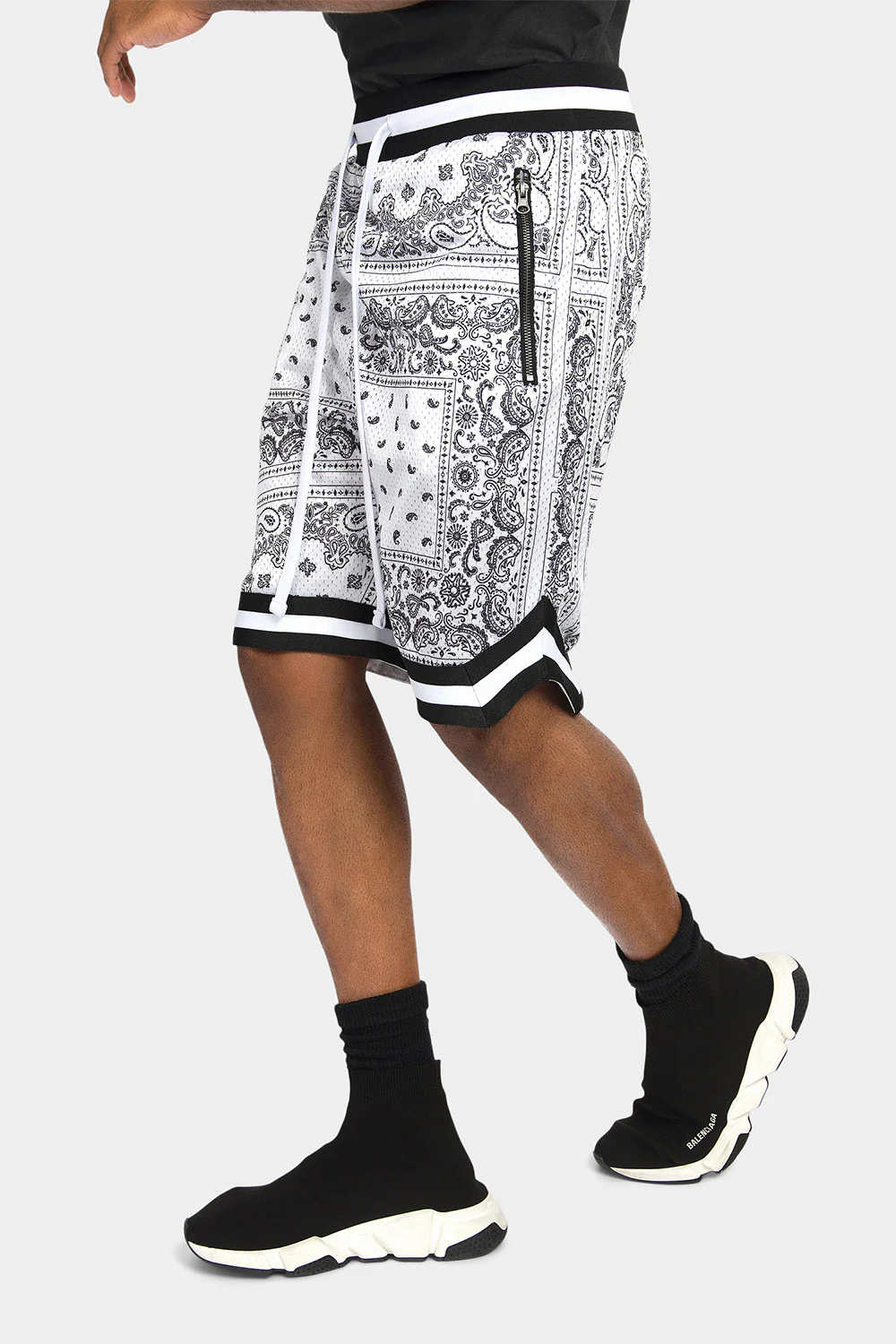 Pro Bandana Paisley Basketball Shorts - Image 23