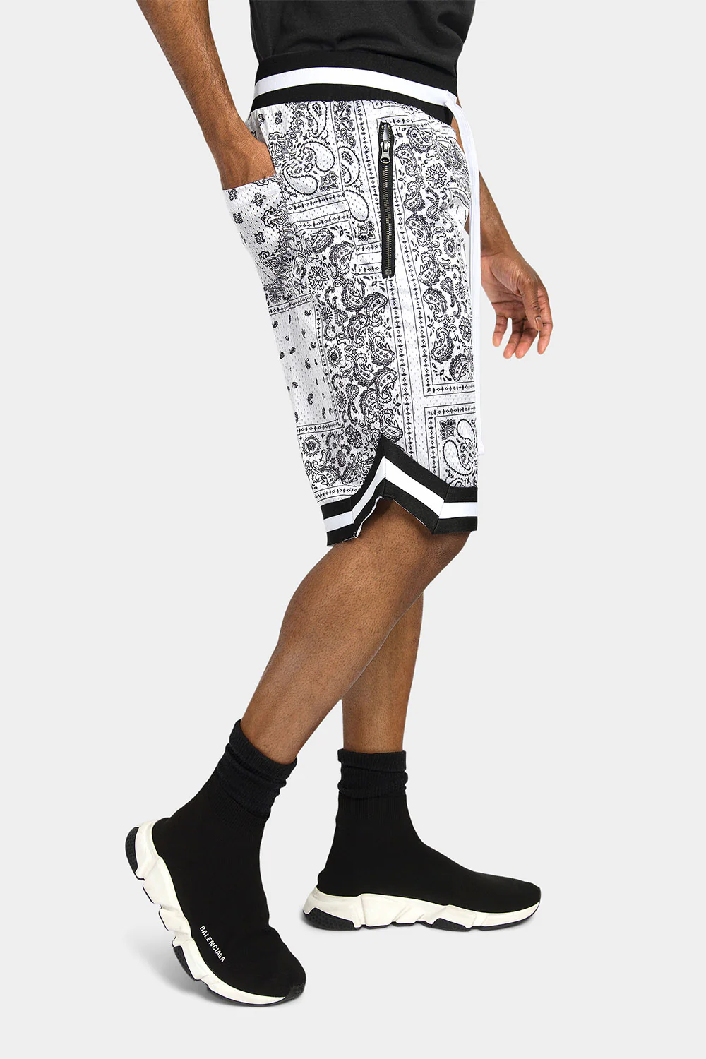 Pro Bandana Paisley Basketball Shorts - Image 25