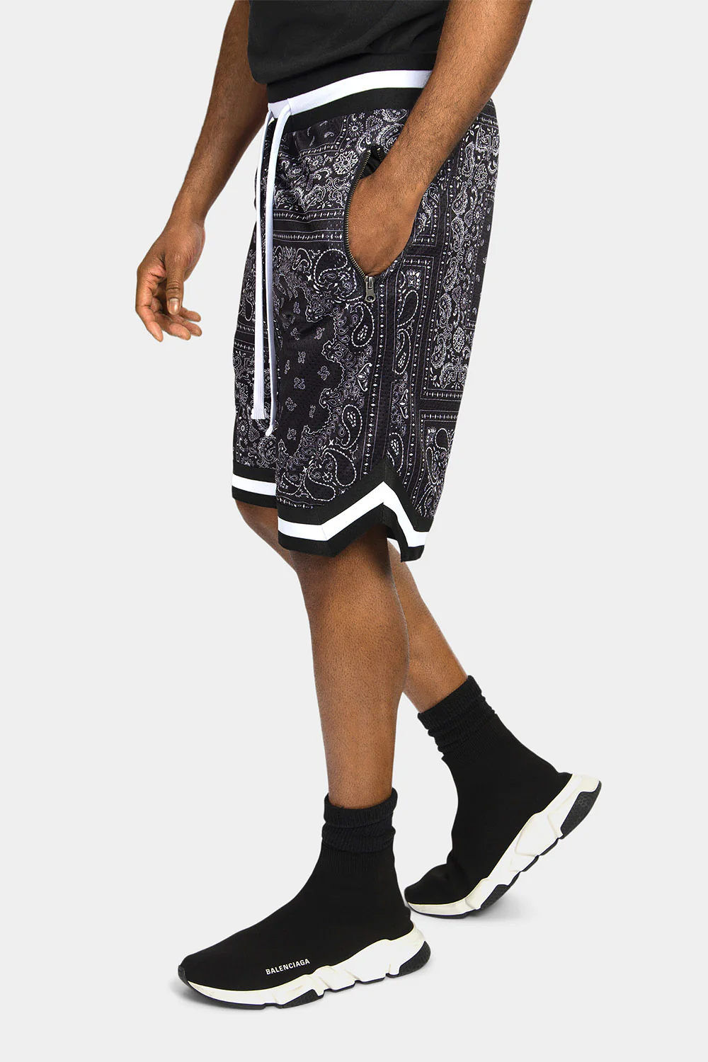 Pro Bandana Paisley Basketball Shorts - Image 3