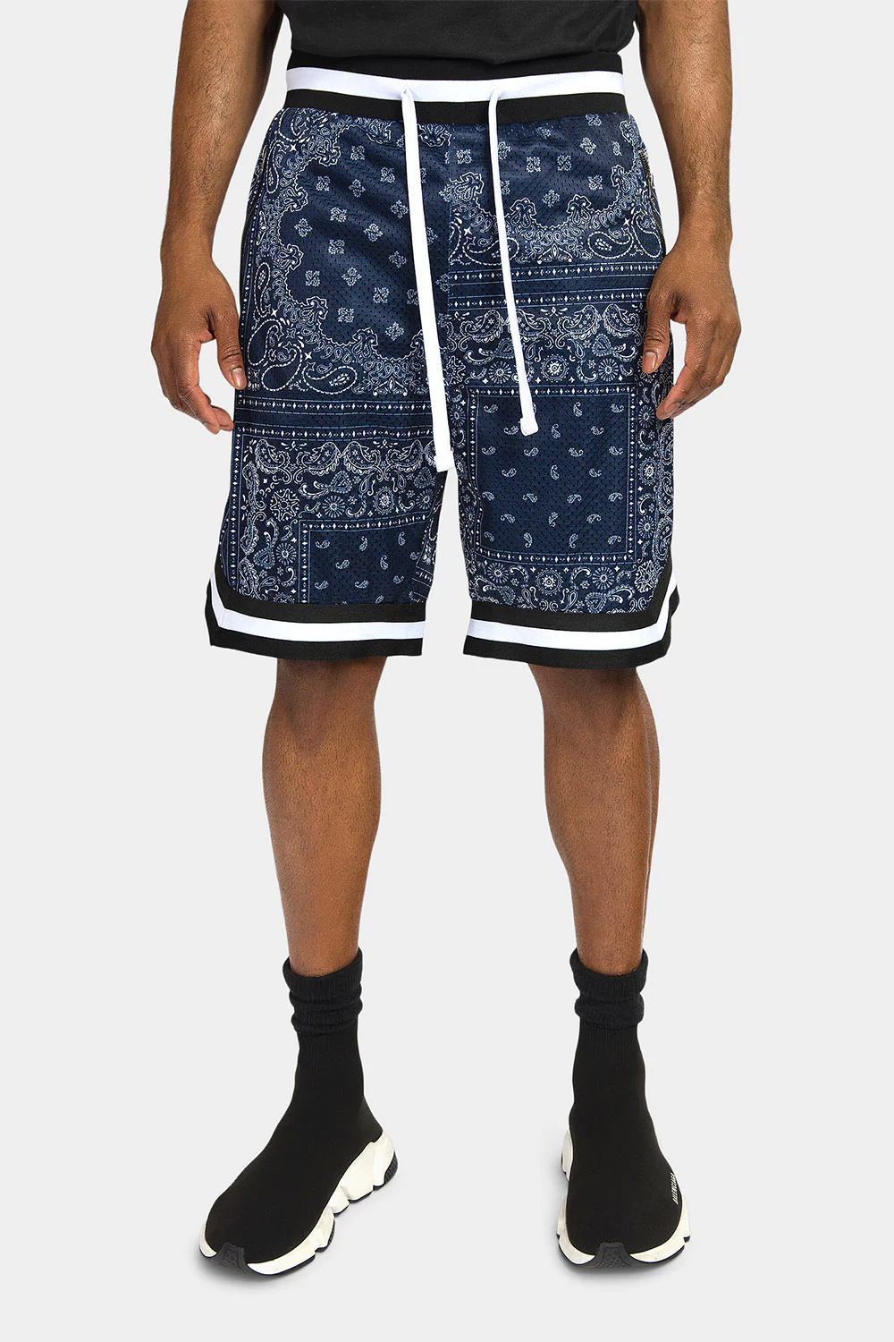 Pro Bandana Paisley Basketball Shorts - Image 7