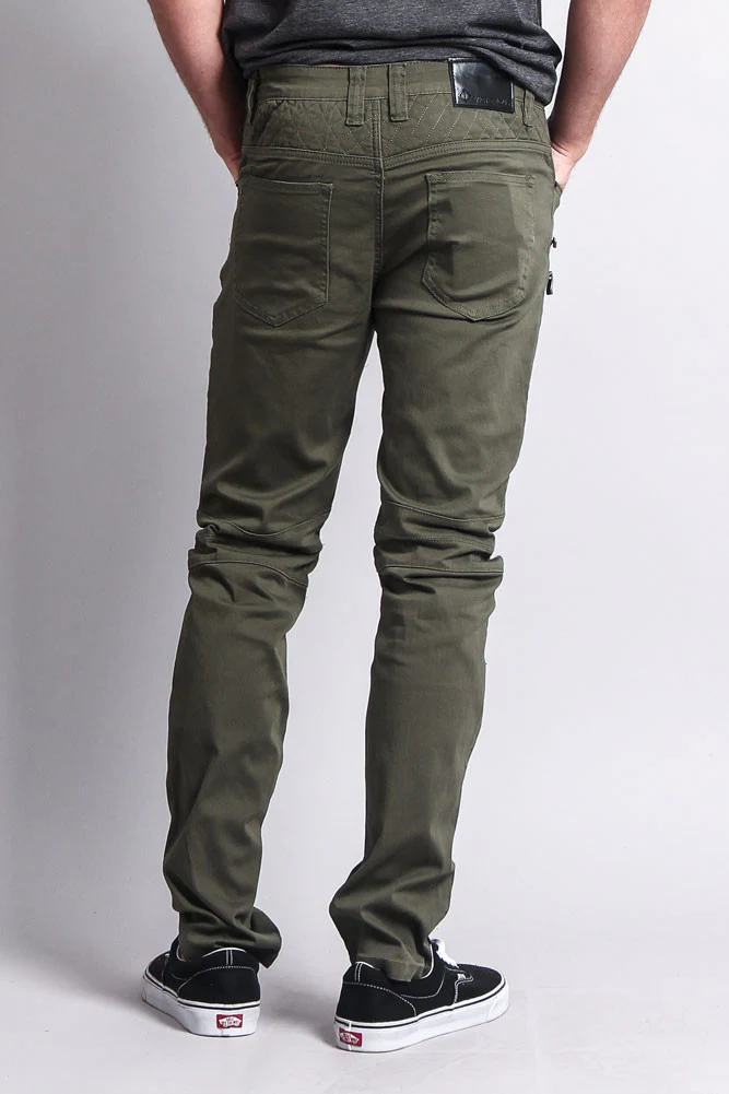 Quilted Biker Jeans - Image 13
