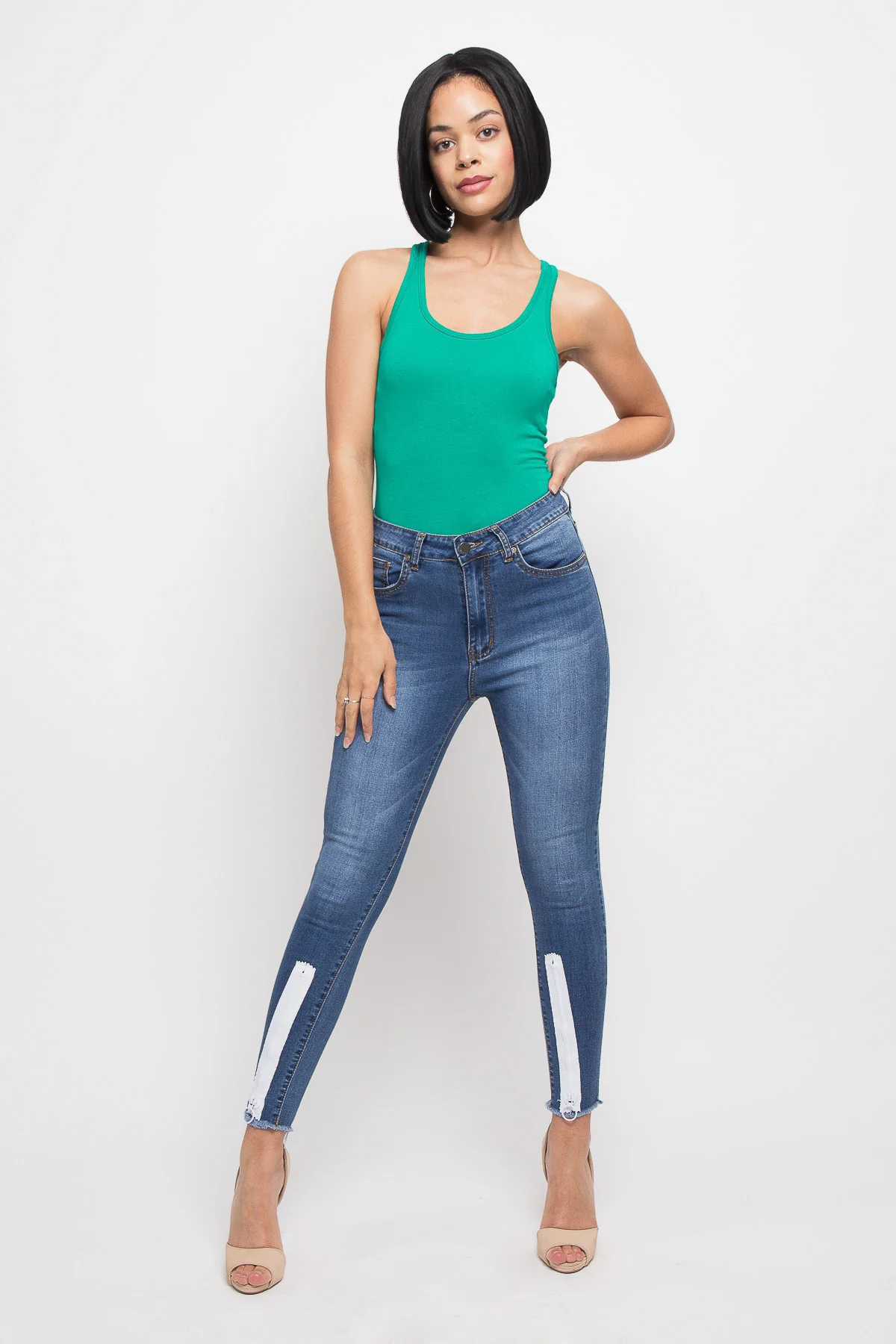 Racerback Tank Top Bodysuit - Image 13