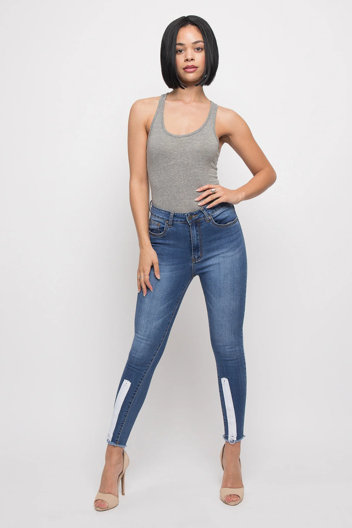 Racerback Tank Top Bodysuit - Image 17