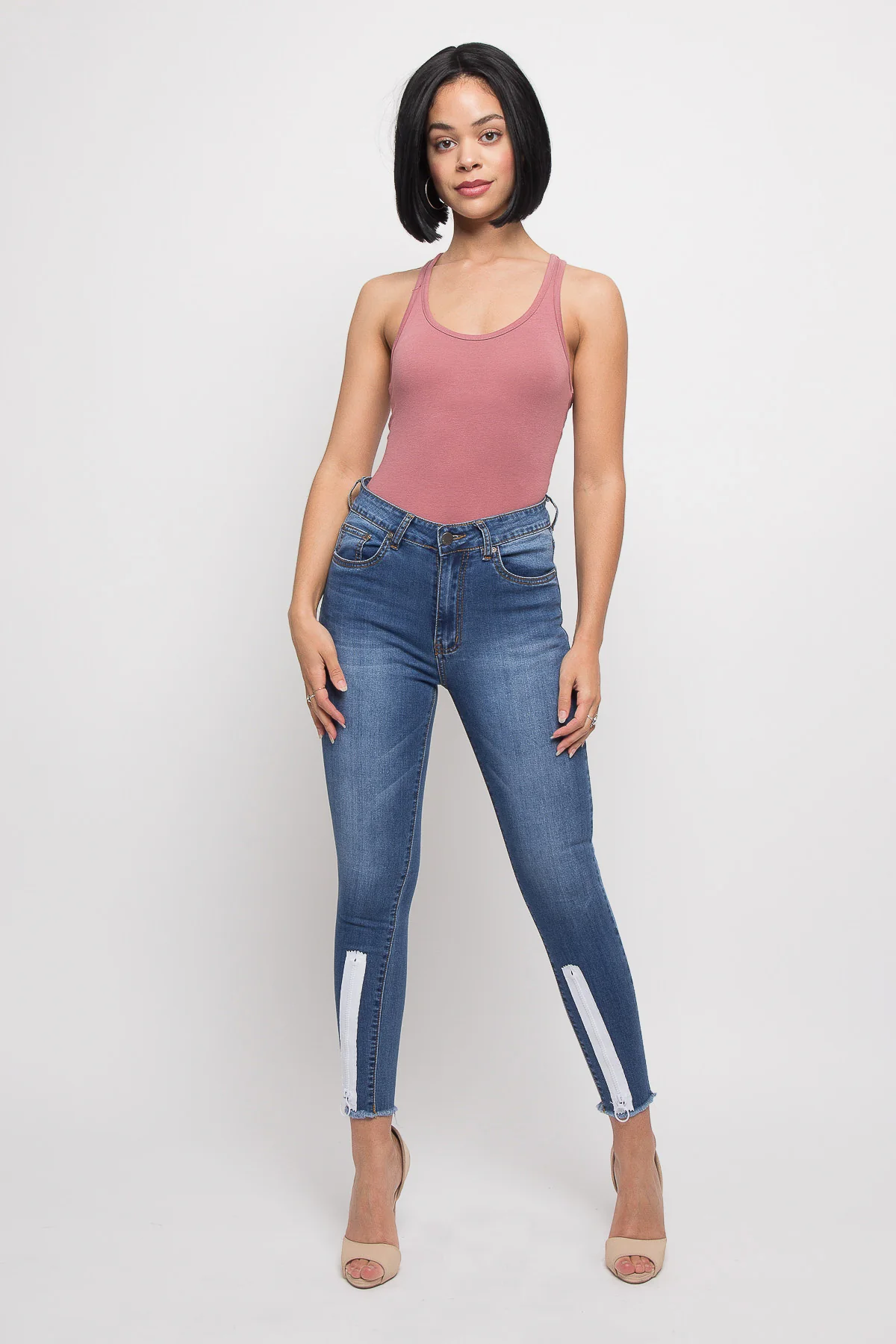 Racerback Tank Top Bodysuit - Image 21