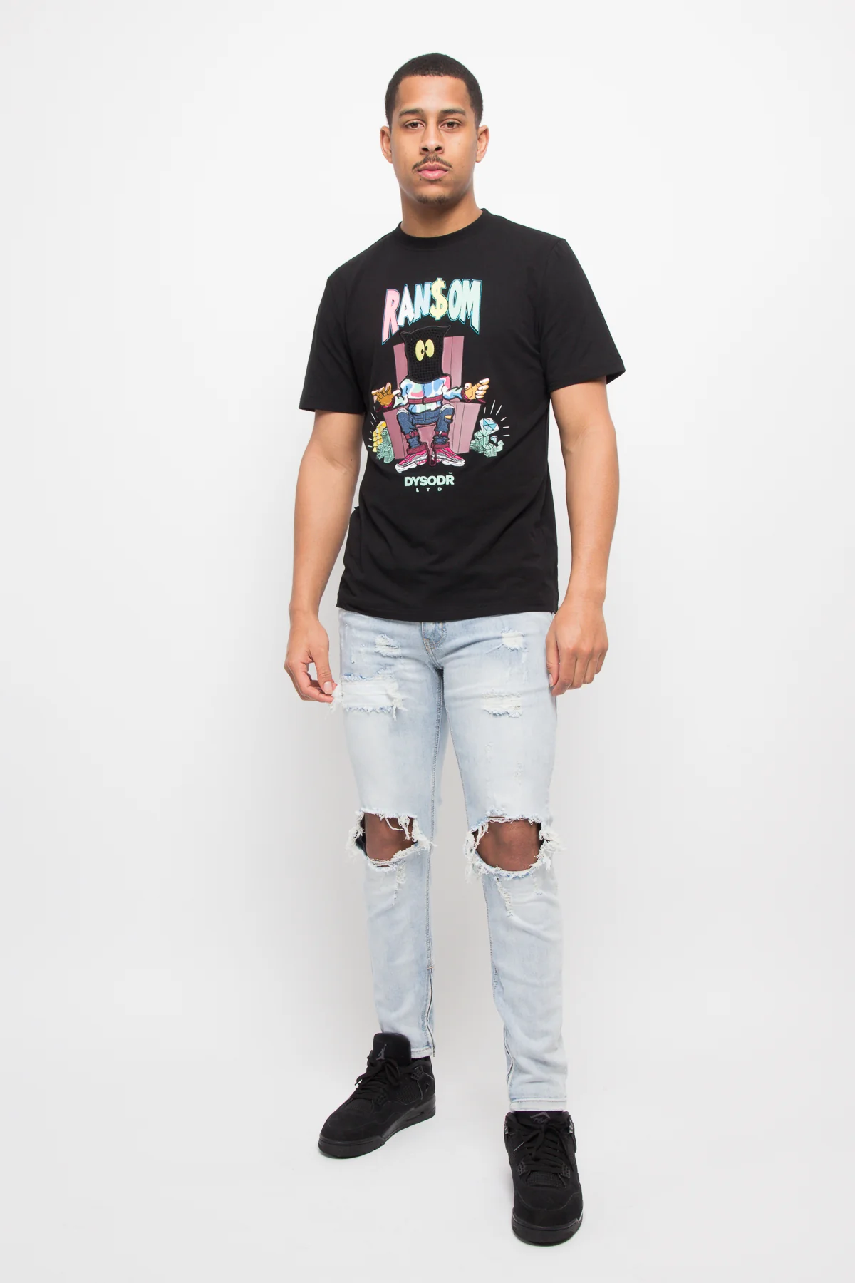 Ransom Bedazzled Crystal T-Shirt - Image 5