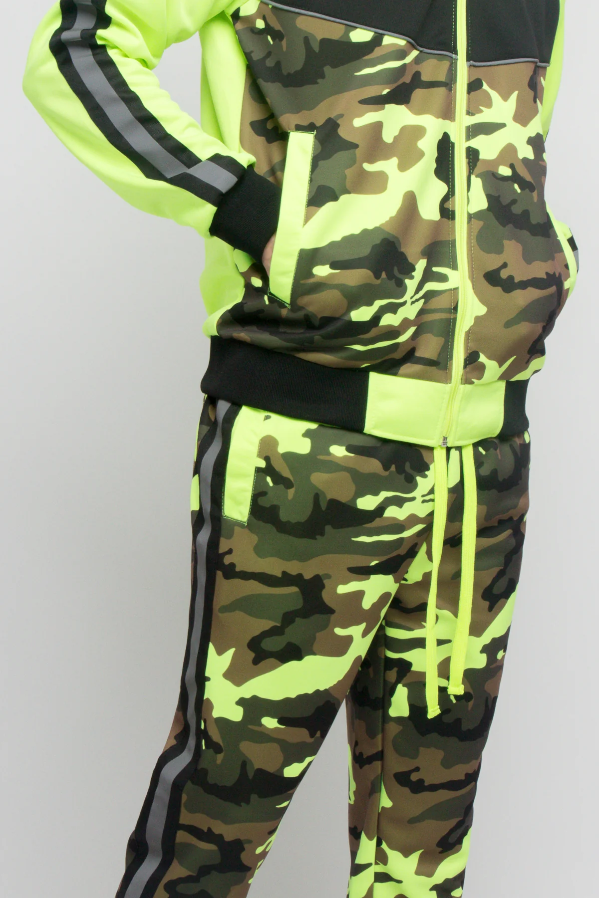 Reflecting Neon Camo Tracksuit - Image 6