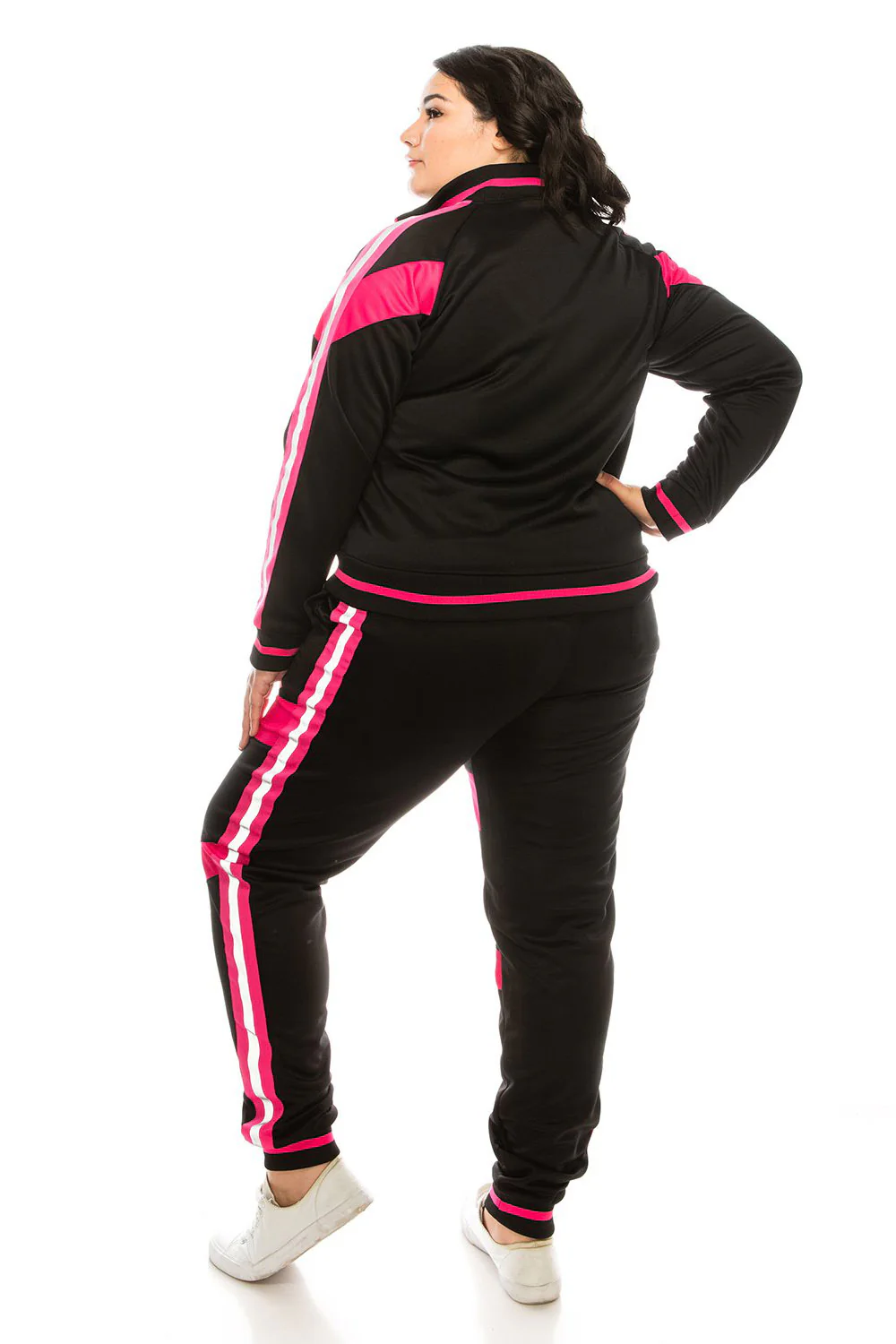 Reflective Neon Striped Track Suit - Image 16