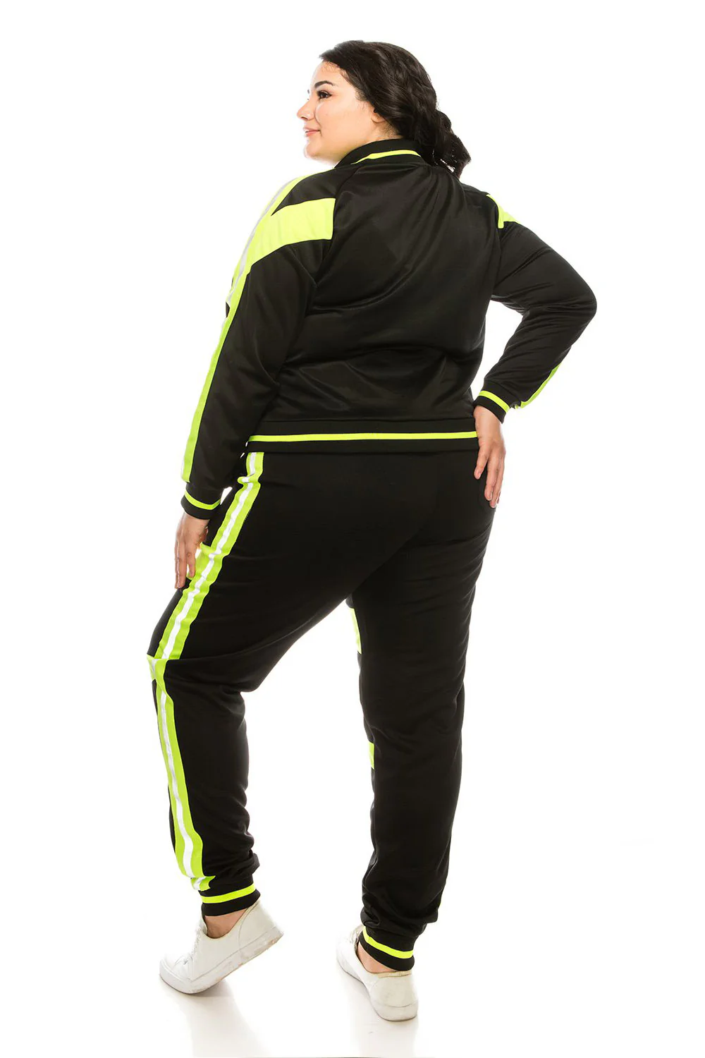 Reflective Neon Striped Track Suit - Image 20