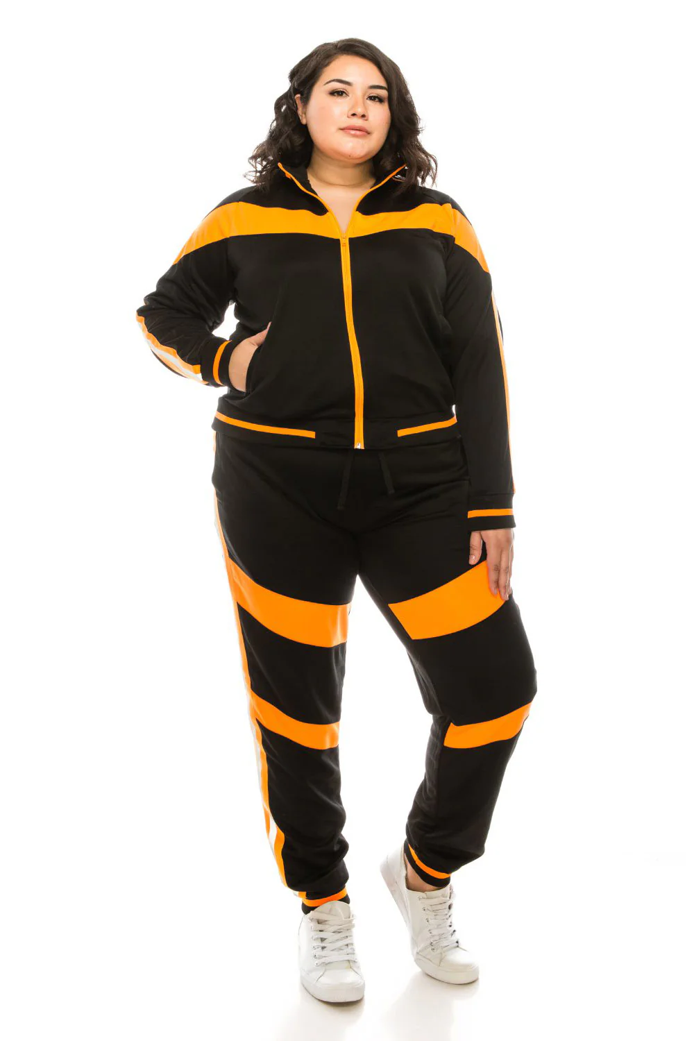 Reflective Neon Striped Track Suit - Image 22