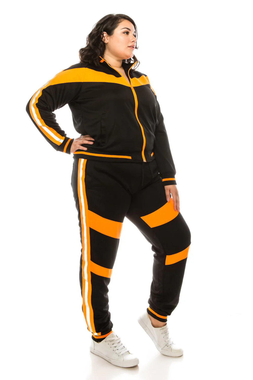 Reflective Neon Striped Track Suit - Image 23