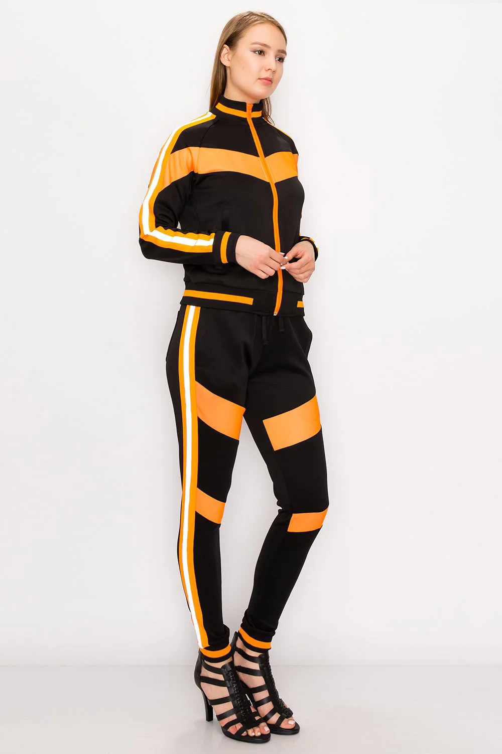 Reflective Neon Striped Track Suit - Image 8