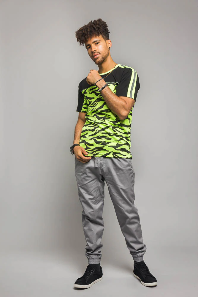 Reflective Tiger Striped T-Shirt - Image 10