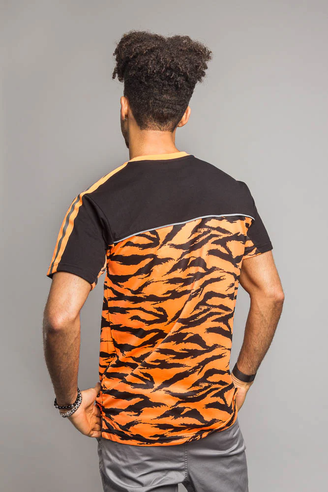 Reflective Tiger Striped T-Shirt - Image 2