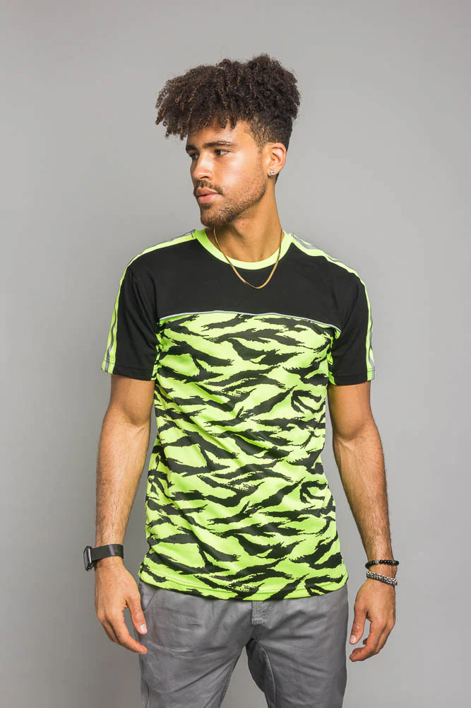 Reflective Tiger Striped T-Shirt - Image 6