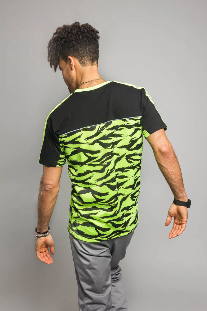 Reflective Tiger Striped T-Shirt - Image 8