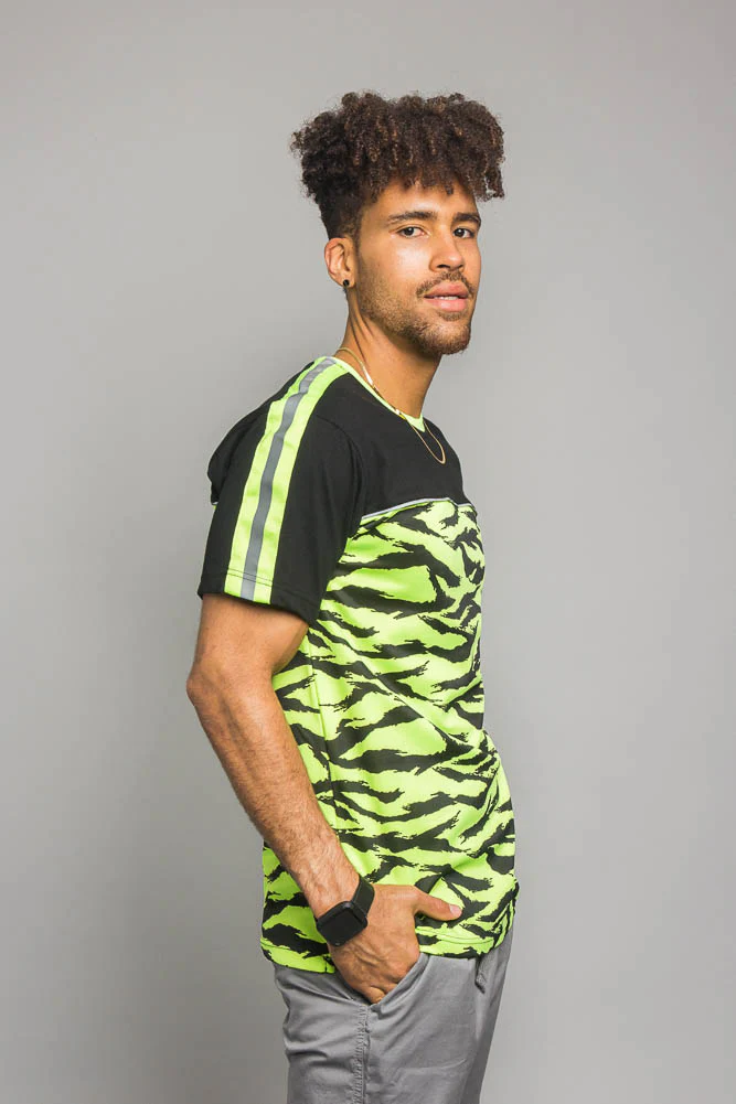 Reflective Tiger Striped T-Shirt - Image 9