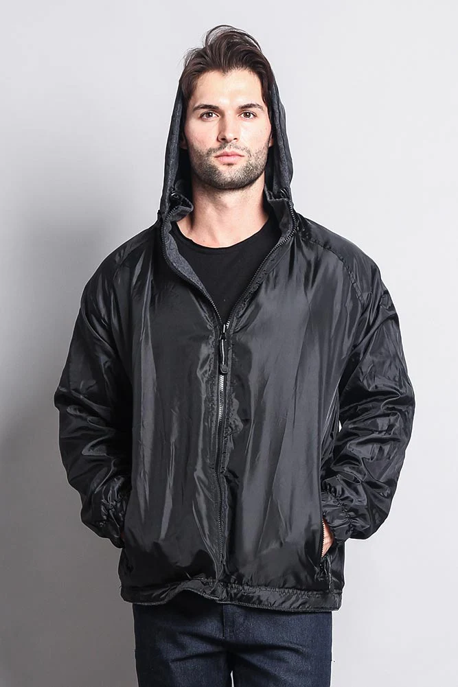 Reversible Windbreaker Hooded Jacket - Image 6