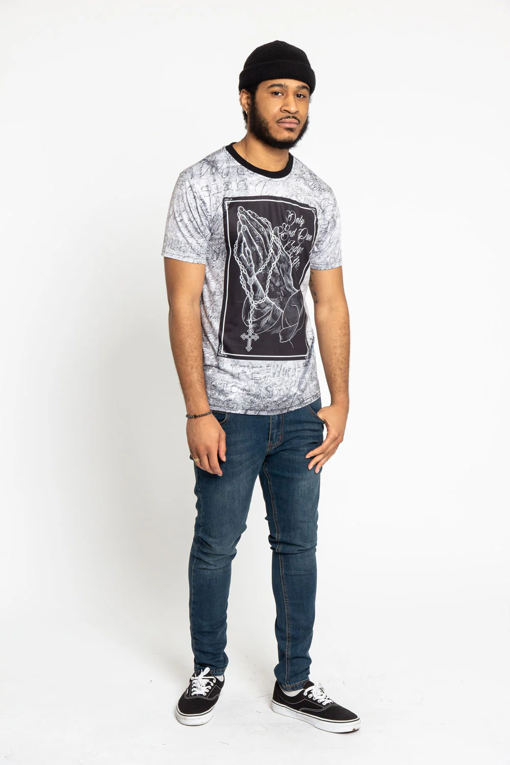 Rosary Hands T-Shirt - Image 5