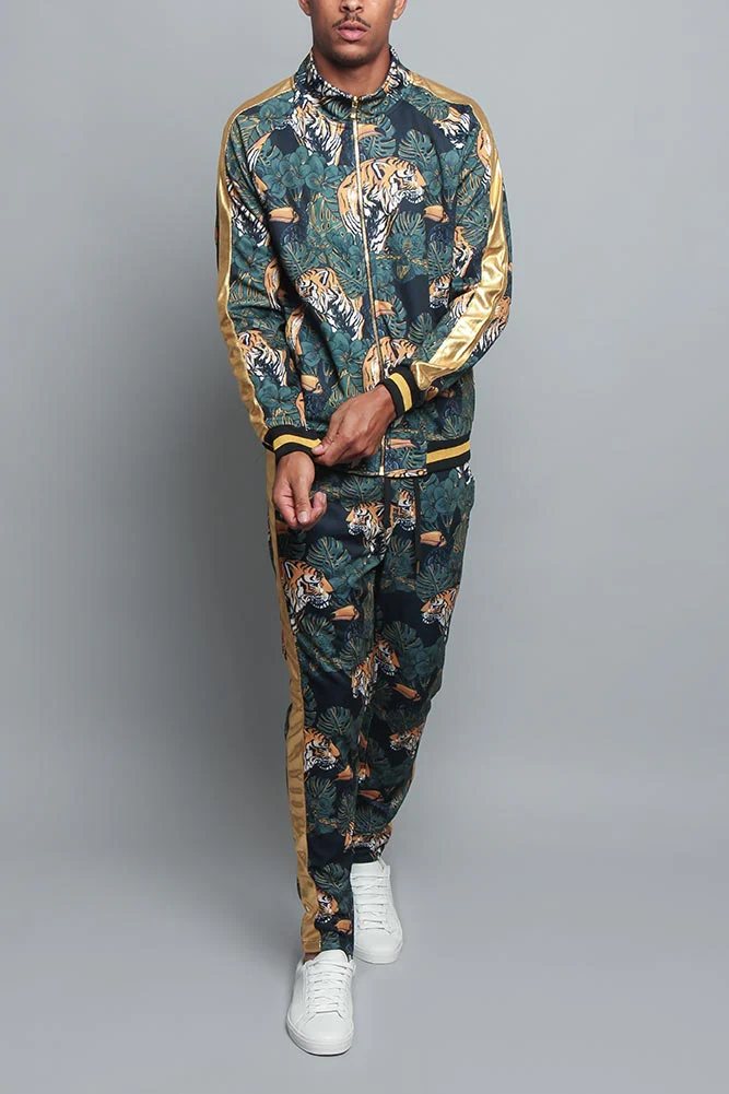 Royal Floral Tiger Track Suit - Image 11