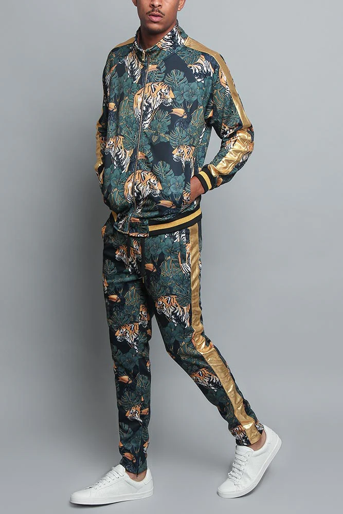 Royal Floral Tiger Track Suit - Image 12