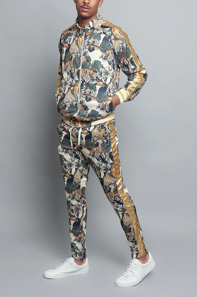 Royal Floral Tiger Track Suit - Image 7