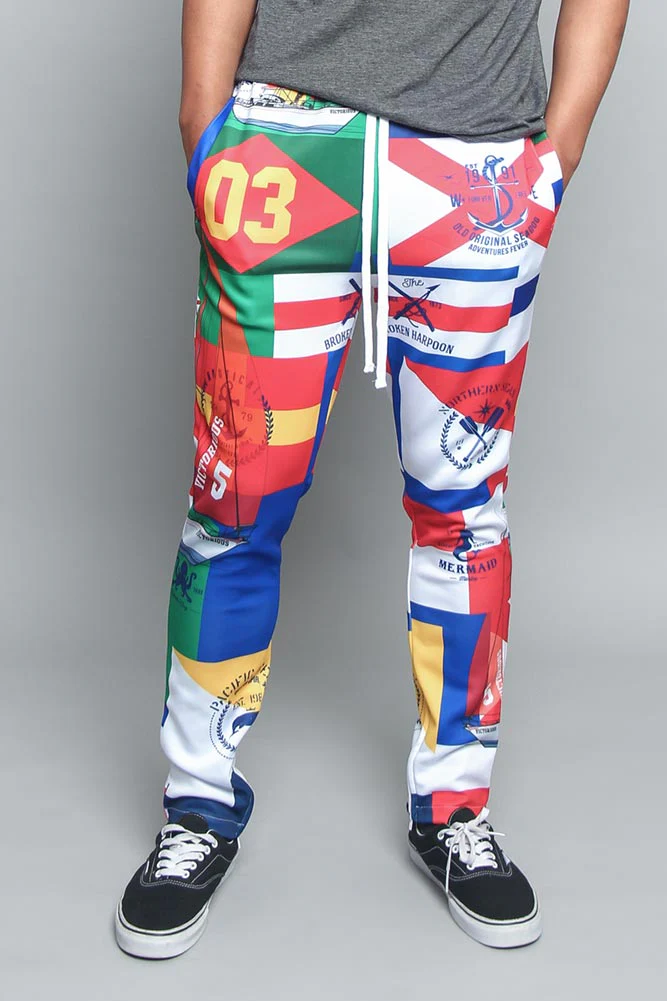Sailing Flag Track Pants - Image 11