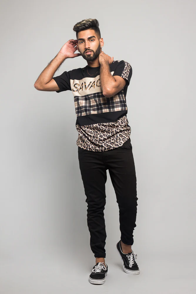 Savage Leopard Block T-Shirt - Image 10
