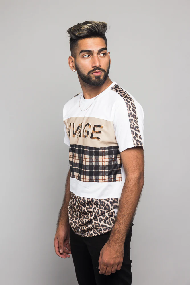 Savage Leopard Block T-Shirt - Image 2