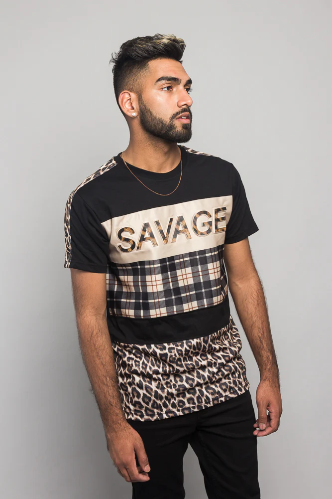 Savage Leopard Block T-Shirt - Image 9