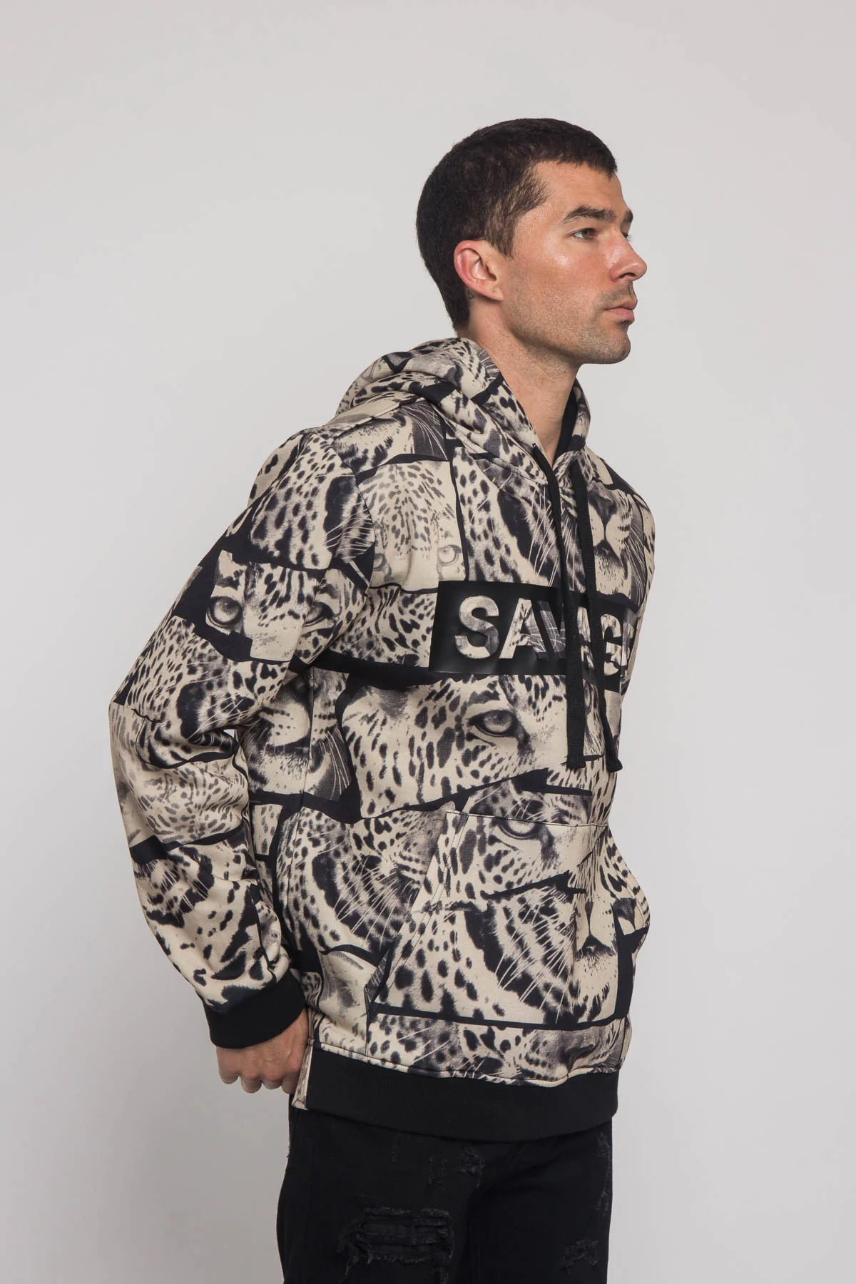 Savage Leopard Fleece Pullover - Image 11