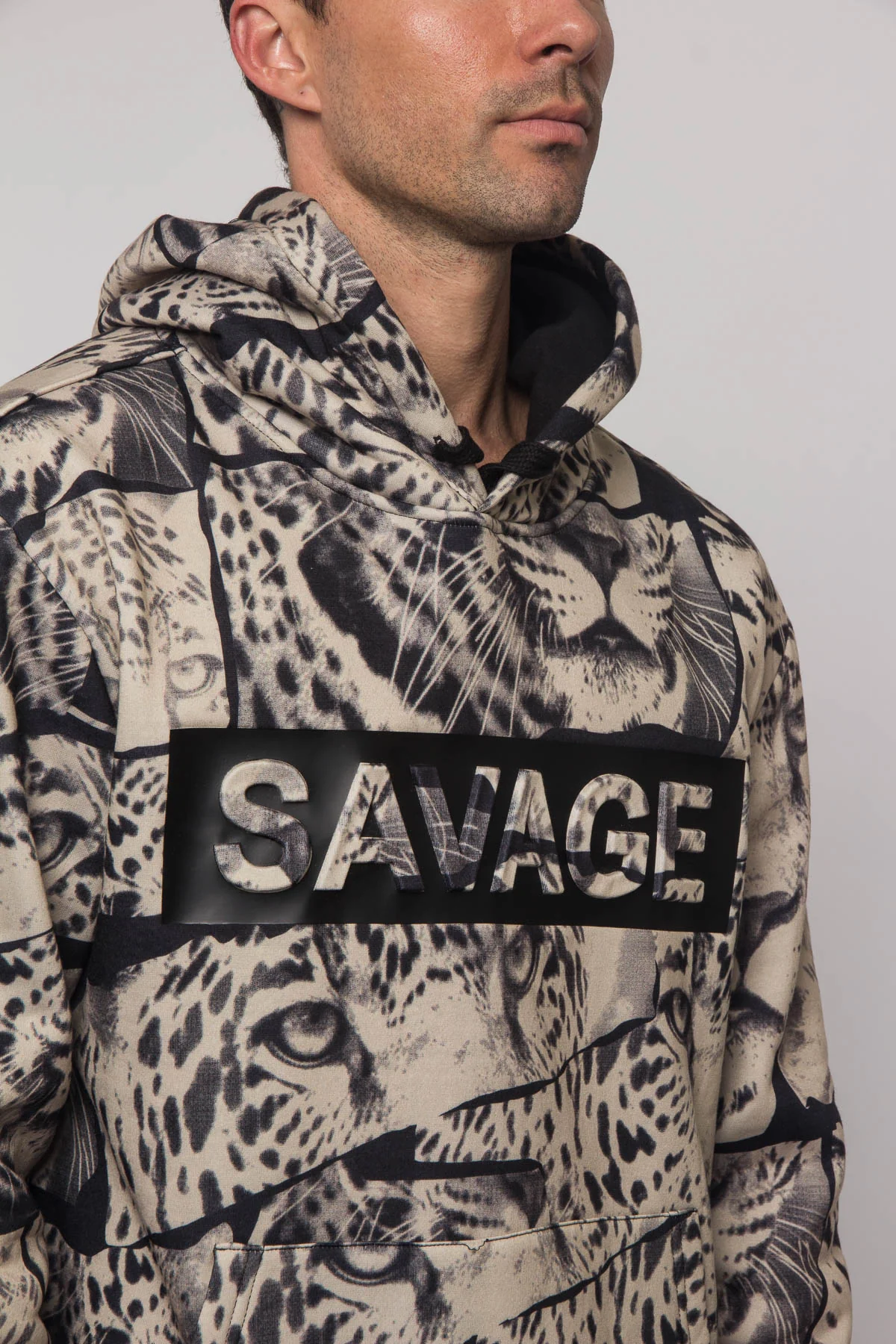 Savage Leopard Fleece Pullover - Image 13