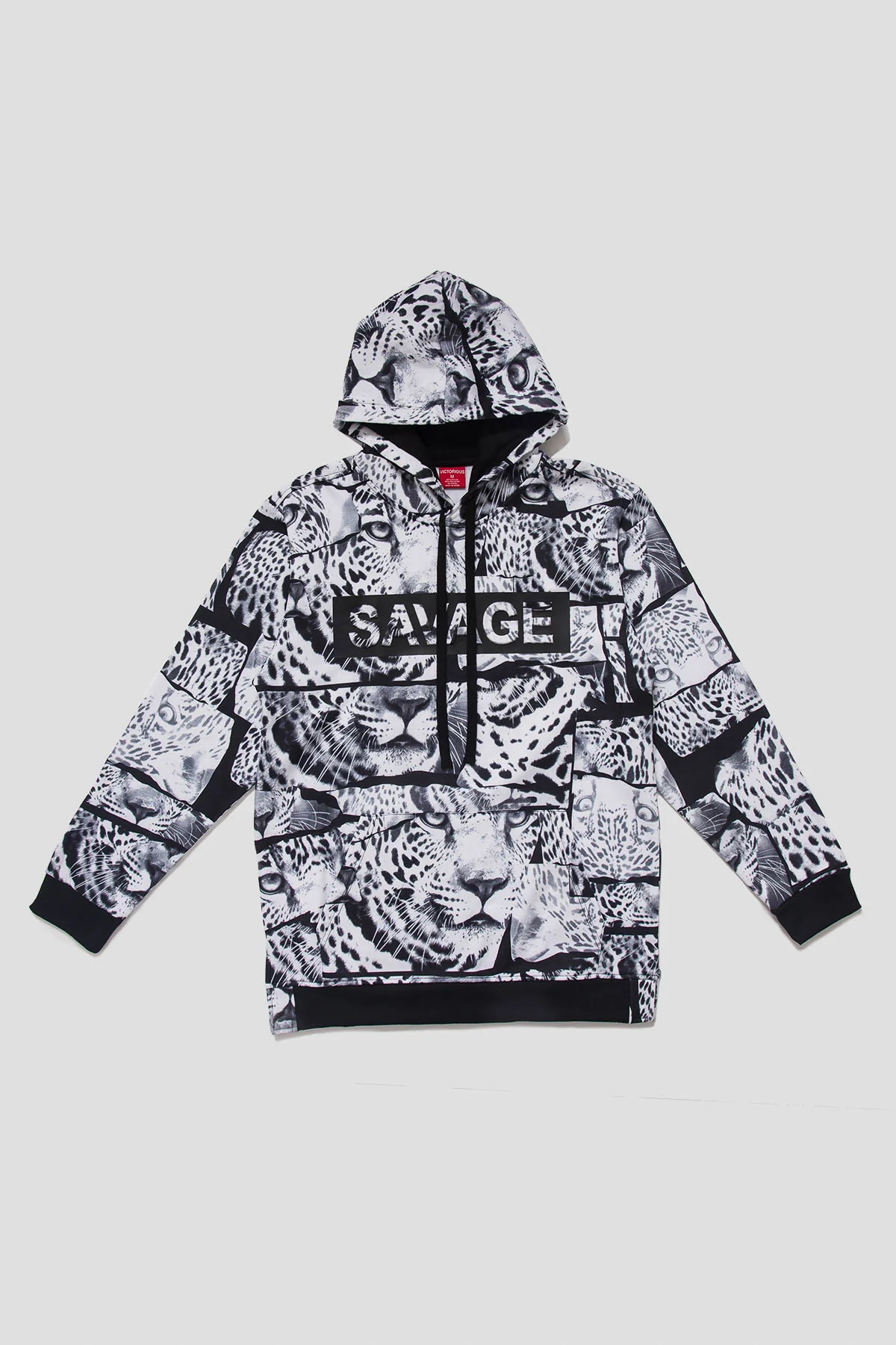 Savage Leopard Fleece Pullover - Image 8