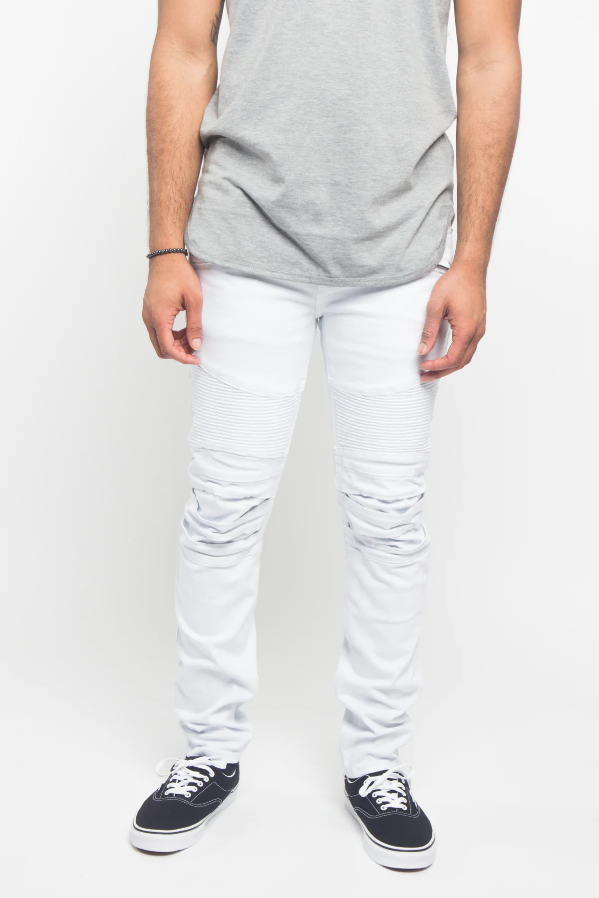 Scrunched Fold Illusion Jeans - Image 13