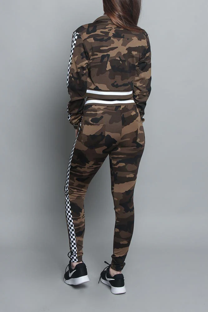 Side Checkered Tracksuit - Image 8