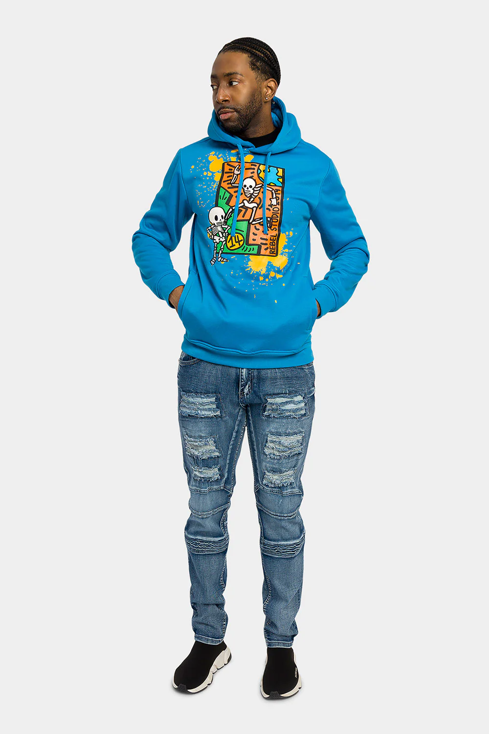 Skeleton Party Pullover Hoodie - Image 10