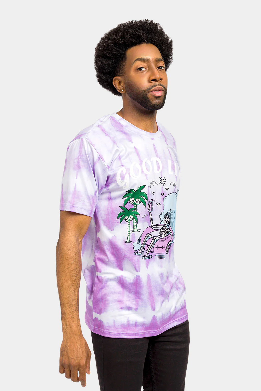 Skeleton Party Tie Dye T-Shirt - Image 14