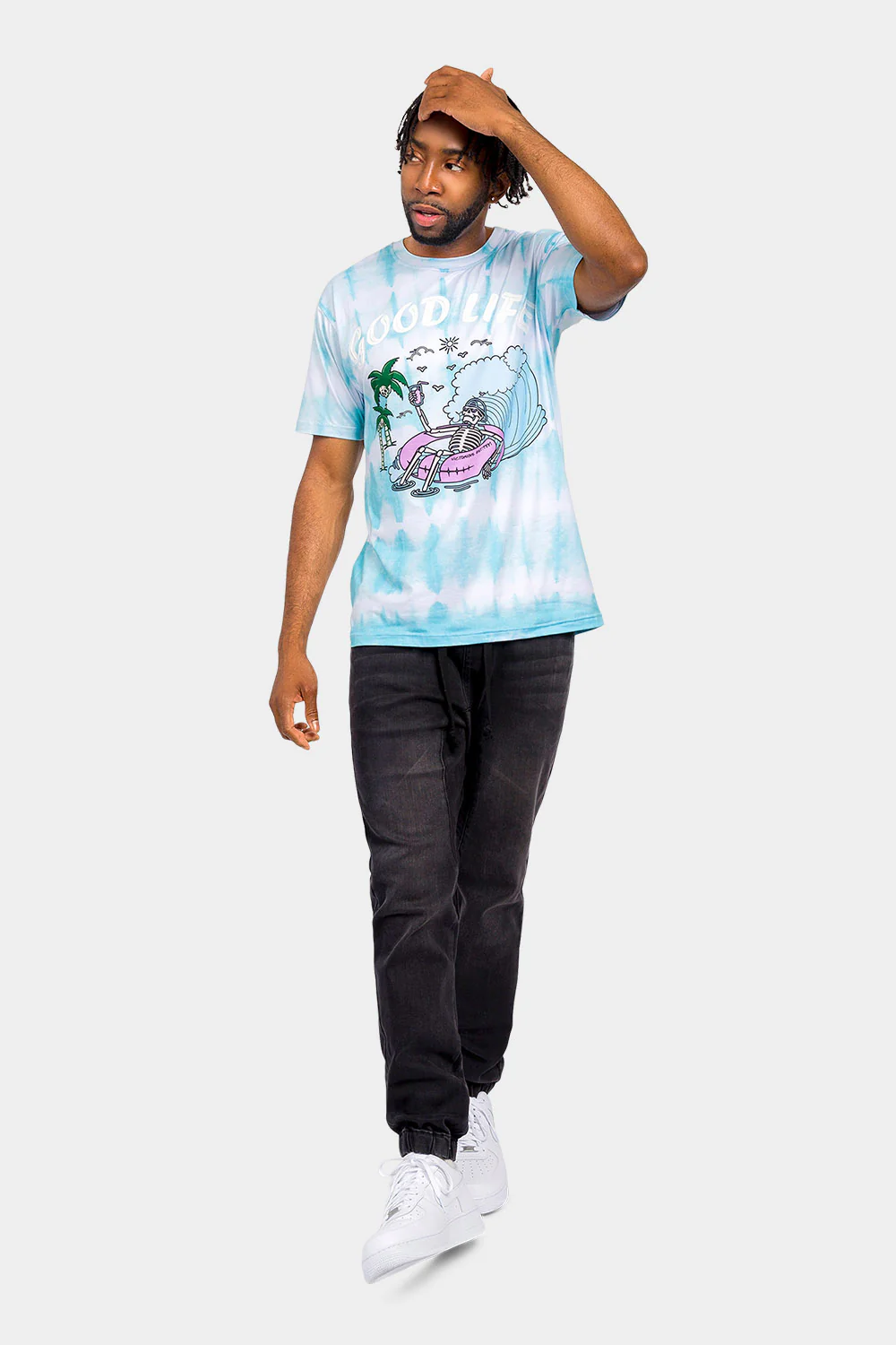 Skeleton Party Tie Dye T-Shirt - Image 5
