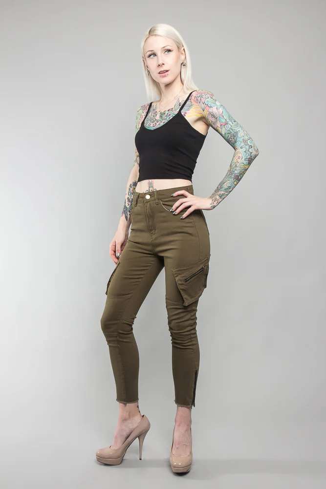 Skinny Cargo Pants - Image 7