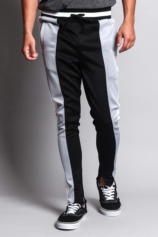 Slim Fit Contrasting Track Pants - Image 31