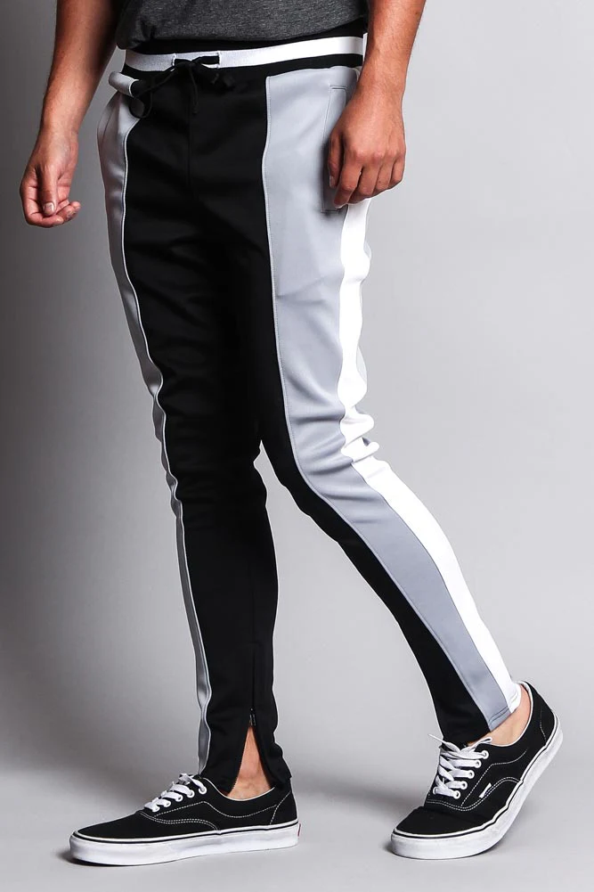 Slim Fit Contrasting Track Pants - Image 32