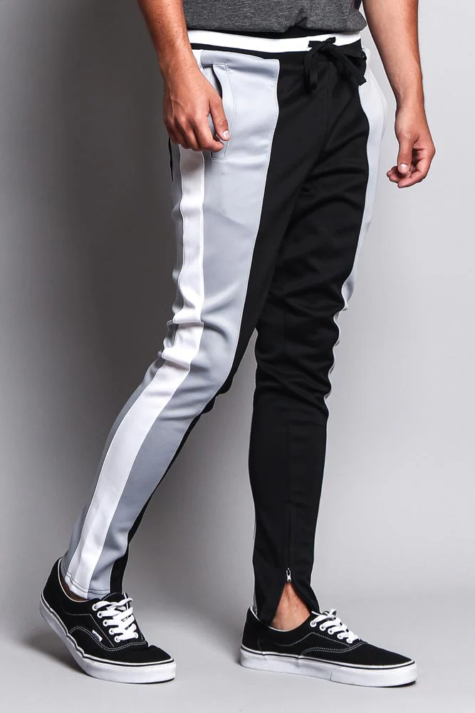 Slim Fit Contrasting Track Pants - Image 34