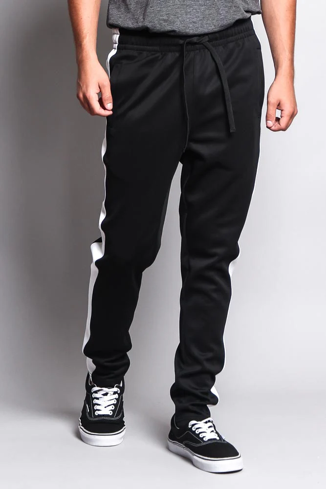 Slim Fit Striped Track Pants - Image 10