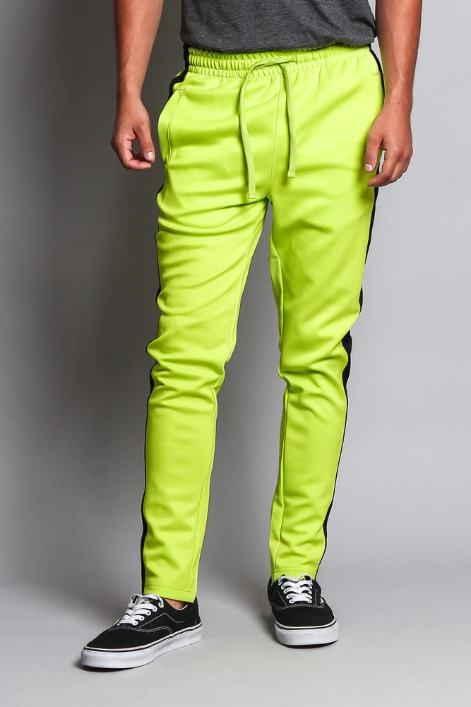 Slim Fit Striped Track Pants - Image 11