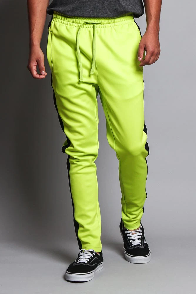 Slim Fit Striped Track Pants - Image 15