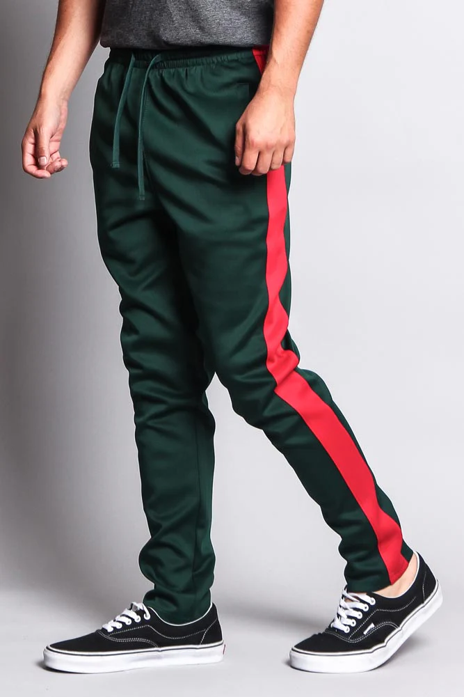 Slim Fit Striped Track Pants - Image 17